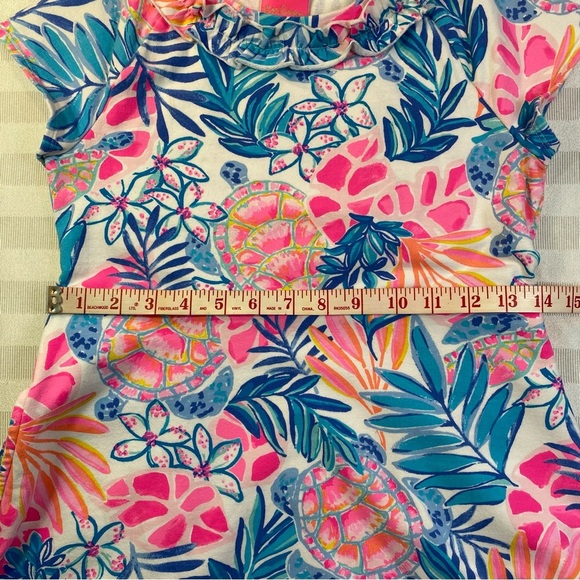 Lilly Pulitzer Girls Rainforest Dress, Sz XL (12-14) - Picture 9 of 10
